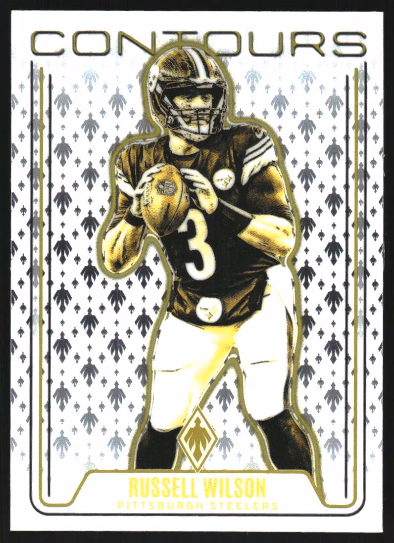 2024 Panini Phoenix Contours #25 Russell Wilson (15-B1.2-NFLSTEELERS)
