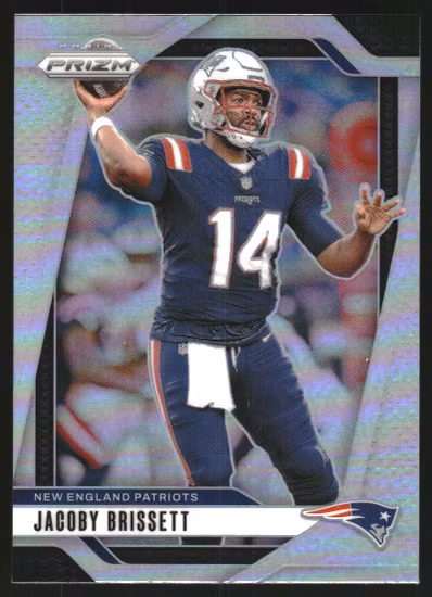 2024 Panini Prizm Prizms Silver #194 Jacoby Brissett (20-A15-NFLPATRIOTS)