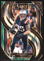 2024 Select Prizm Black and Green Shock #137 Chris Long (20-A9-NFLPATRIOTS)
