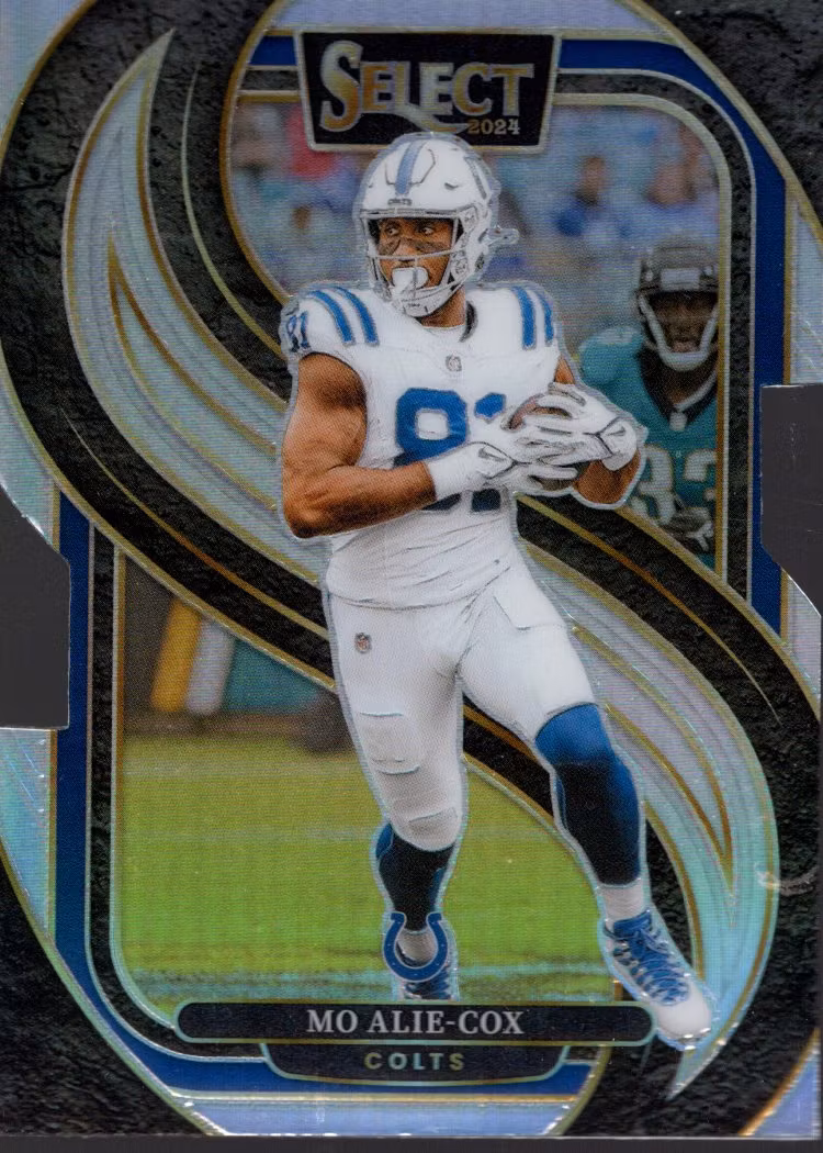 2024 Select Prizm Silver Die Cut #184 Mo Alie-Cox (15-B1.4-NFLCOLTS)
