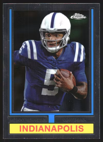 2024 Topps Chrome '74 Topps #74TF25 Anthony Richardson (15-A8-NFLCOLTS)