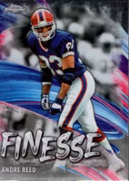 2024 Topps Chrome Finesse #F16 Andre Reed (12-B1.3-NFLBILLS)