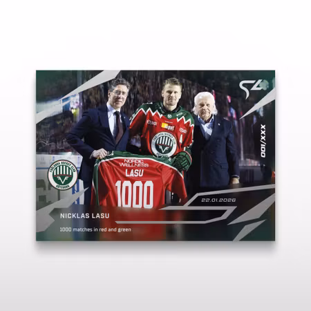 2025-26 Sportzoo SHL Live Series 2 #L-24 NICKLAS LASU
