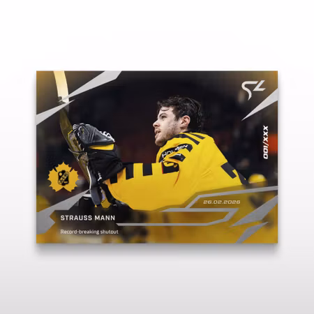 2025-26 Sportzoo SHL Live Series 2 #L-28 STRAUSS MANN
