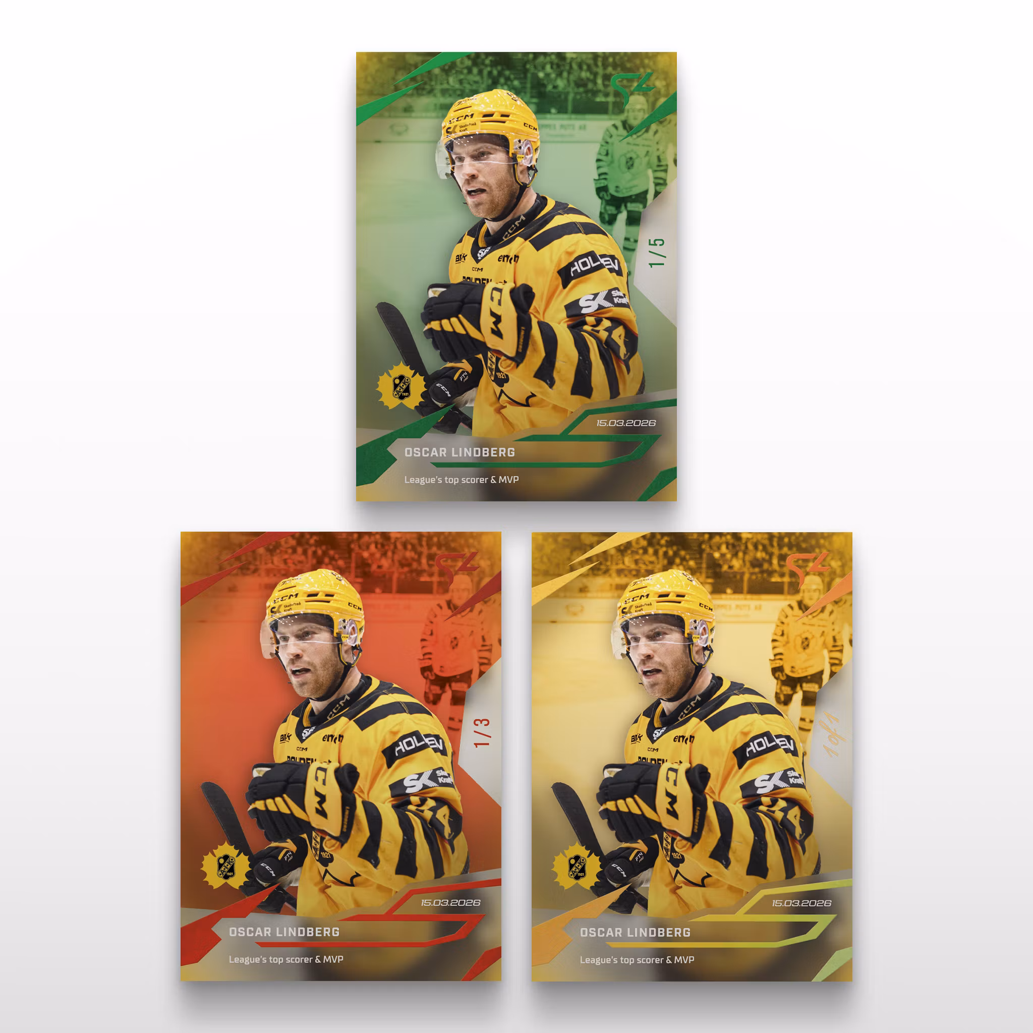 2025-26 Sportzoo SHL Live Series 2 #L-38 OSCAR LINDBERG