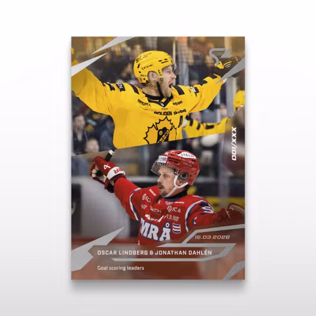 2025-26 Sportzoo SHL Live Series 2 #L-40 OSCAR LINDBERG - JONATHAN DAHLEN