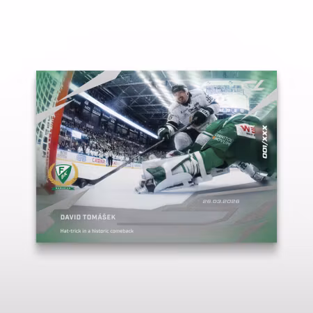 2025-26 Sportzoo SHL Live Series 2 #L-47 DAVID TOMASEK