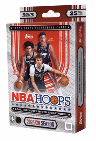 2025-26 Topps Hoops NBA Basketball (Hanger Box)