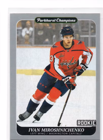 2023-24 Parkhurst Champions Silver #10 Ivan Miroshnichenko (15-J9-NHLCAPITALS)
