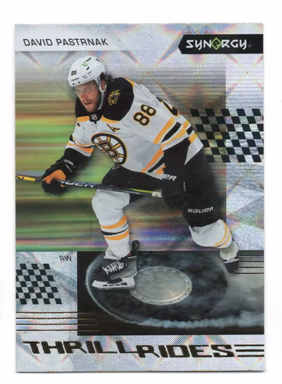 2023-24 Synergy Thrill Rides #TR4 David Pastrnak (20-J5-NHLBRUINS)