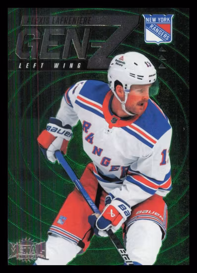 2024-25 Metal Universe Gen Z #GZ7 Alexis Lafreniere (15-Q14-NHLRANGERS)