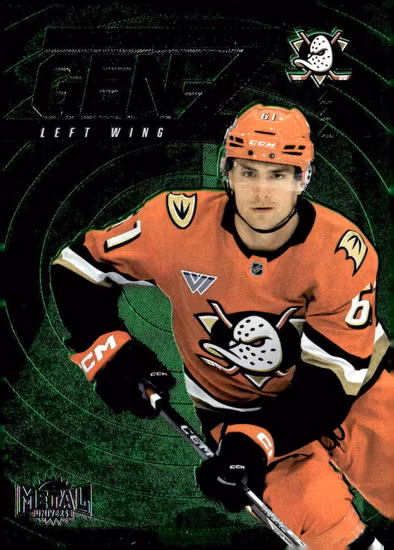 2024-25 Metal Universe Gen Z #GZ18 Cutter Gauthier (40-Q14-NHLDUCKS)