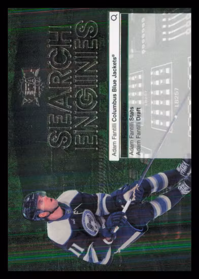 2024-25 Metal Universe Search Engines #ST6 Adam Fantilli (15-Q14-NHLBLUEJACKETS)
