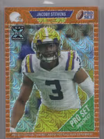 2021 Leaf Pro Set Metal Mojo Orange 1 of 1 Proof #34 JaCoby Stevens (50-J4-NFLOTHERS)