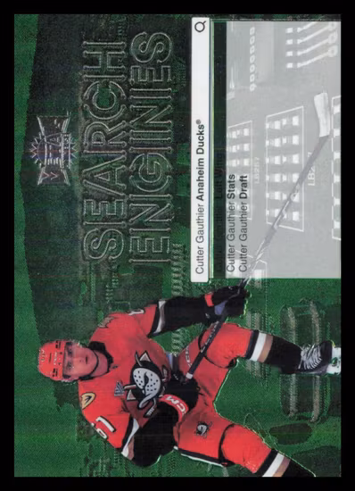 2024-25 Metal Universe Search Engines #ST18 Cutter Gauthier (30-Q14-NHLDUCKS)