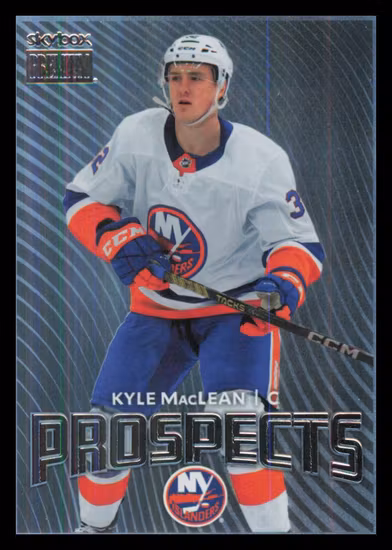 2024-25 Metal Universe Skybox Premium Prospects #PP25 Kyle MacLean (15-Q15-NHLISLANDERS)