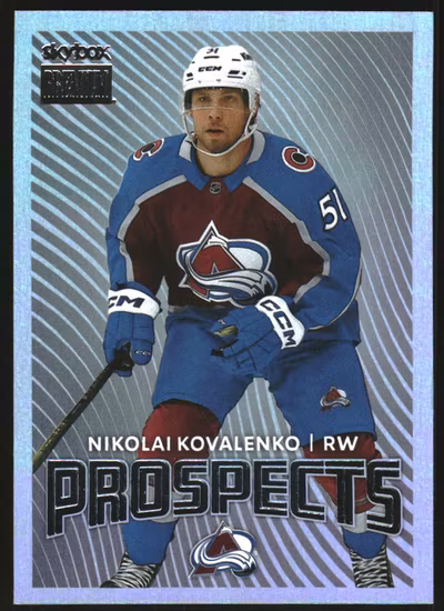 2024-25 Metal Universe Skybox Premium Prospects #PP31 Nikolai Kovalenko (15-Q15-NHLAVALANCHE)