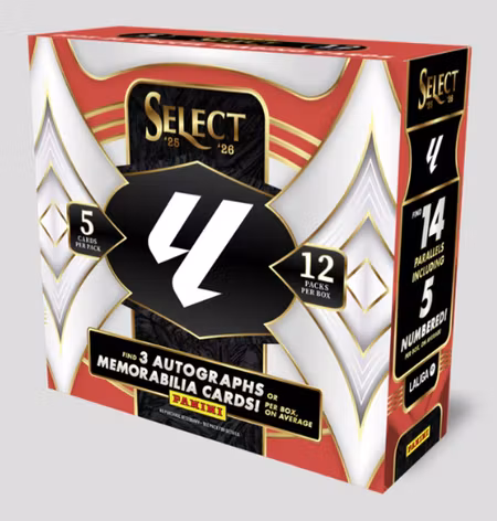 2025-26 Panini Select Soccer La Liga (Hobby Box)