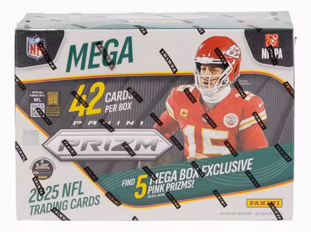 2025 Panini Prizm Football NFL (Mega Box)