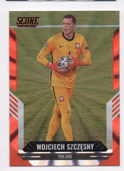 2021-22 Score FIFA Red Lava #56 Wojciech Szczesny (15-FF11-SOCCERPOLAND)
