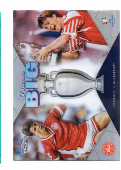 2024 Topps Chrome UEFA Euro Dream Big #DB2 Brian Laudrup (20-FF11-SOCCERDENMARK)