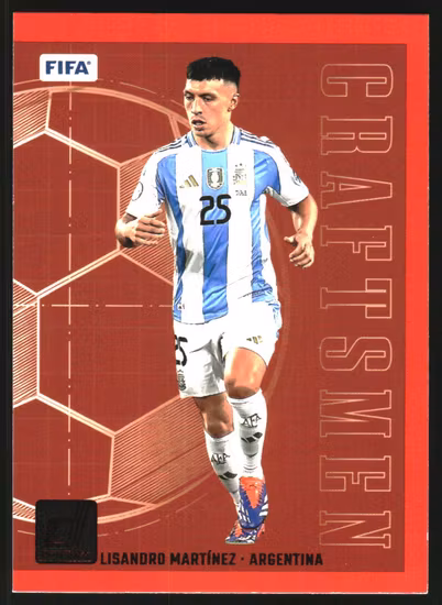 2024-25 Donruss Craftsmen Red #22 Lisandro Martinez (20-OO13-ARGENTINA)