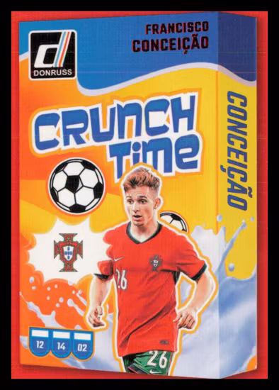 2024-25 Donruss Crunch Time Red #21 Francisco Conceicao (15-OO14-PORTUGAL)