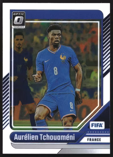 2024-25 Donruss Optic #112 Aurelien Tchouameni (10-OO13-FRANCE)