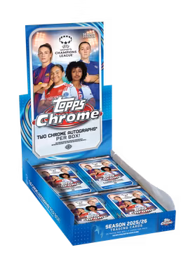 2025-26 Topps Chrome UEFA Women's Champions League (Hobby Box)