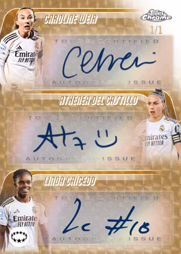 2025-26 Topps Chrome UEFA Women's Champions League (Hobby Box)