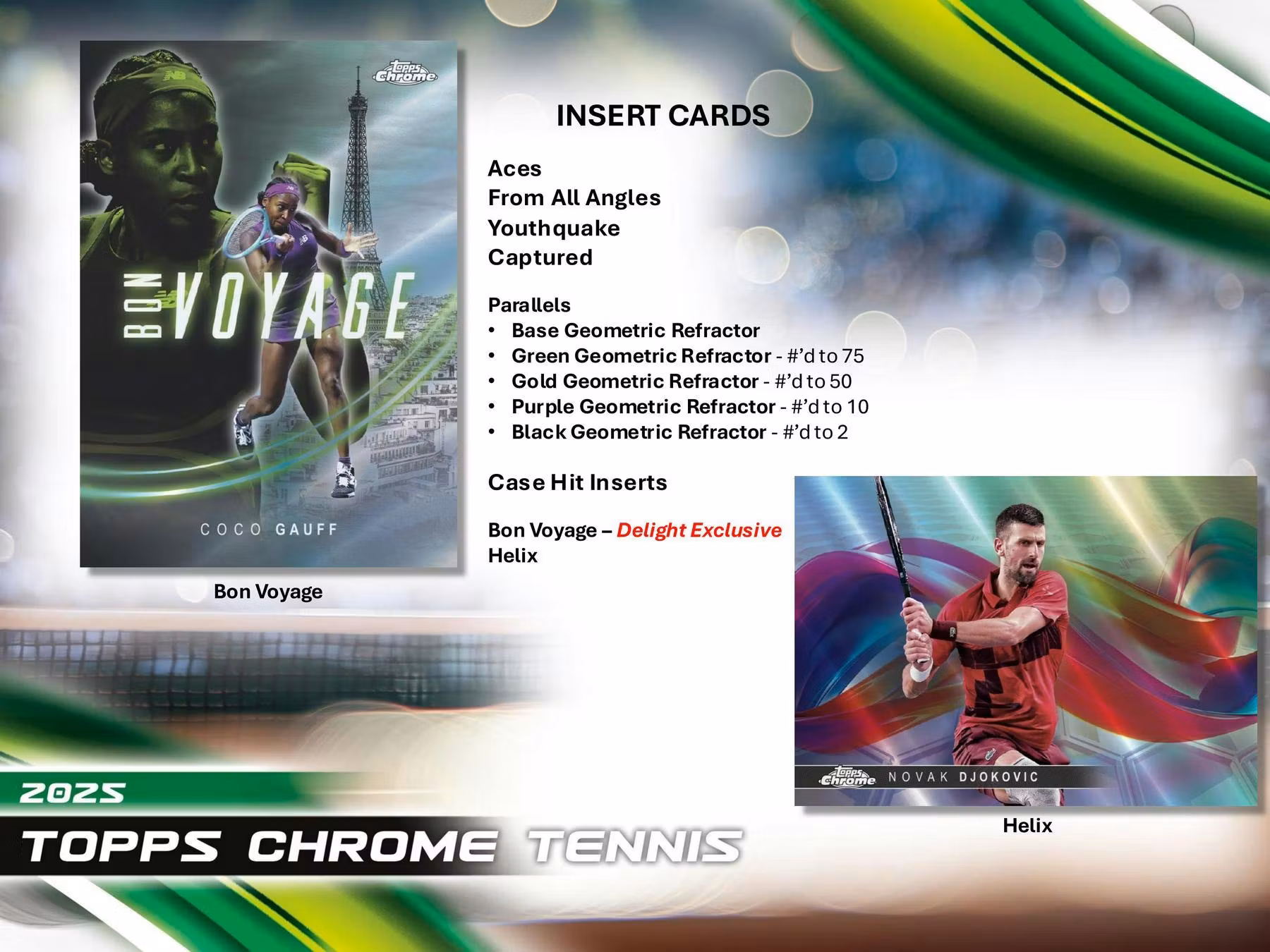 2025 Topps Chrome Tennis (Breakers Delight Box)