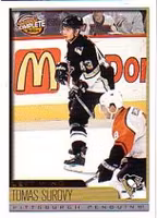 2003-04 Pacific Complete #204 Tomas Surovy (10-T12-NHLPENGUINS)