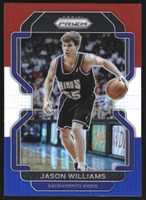 2021-22 Panini Prizm Prizms Red White and Blue #266 Jason Williams (12-S12-NBAKINGS)