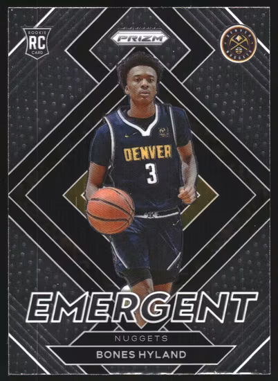 2021-22 Panini Prizm Emergent #11 Bones Hyland (12-N10-NBANUGGETS)