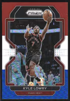 2021-22 Panini Prizm Prizms Red White and Blue #31 Kyle Lowry (20-S14-NBAHEAT)