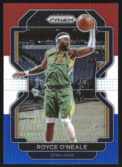 2021-22 Panini Prizm Prizms Red White and Blue #50 Royce O'Neale (12-S15-NBAJAZZ)