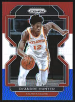 2021-22 Panini Prizm Prizms Red White and Blue #73 De'Andre Hunter (12-S10-NBAHAWKS)