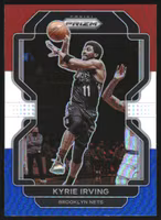 2021-22 Panini Prizm Prizms Red White and Blue #99 Kyrie Irving (30-S14-NBANETS)