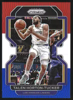 2021-22 Panini Prizm Prizms Red White and Blue #142 Talen Horton-Tucker (12-S15-NBALAKERS)