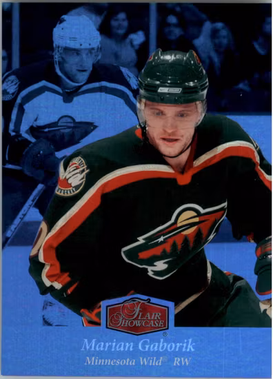 2007-08 Ultra Flair Showcase #72 Marian Gaborik (25-N4-NHLWILD)