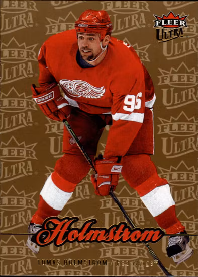 2007-08 Ultra Gold Medallion #124 Tomas Holmstrom (15-T10-NHLREDWINGS)