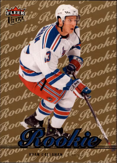 2007-08 Ultra Gold Medallion #241 Ryan Callahan (30-T10-NHLRANGERS)