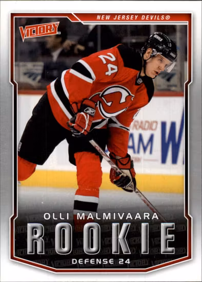 2007-08 Upper Deck Victory #333 Olli Malmivaara RC (10-S2-NHLDEVILS)