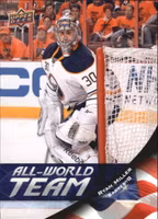 2011-12 Upper Deck All World Team #AW28 Ryan Miller (15-T11-NHLSABRES)