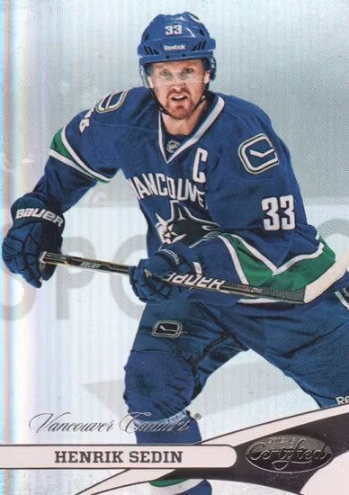 2012-13 Certified Mirror Hot Box #33 Henrik Sedin (15-S2-NHLCANUCKS)