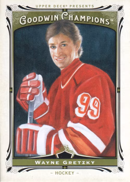 2013 Upper Deck Goodwin Champions #1 Wayne Gretzky (20-N4-NHLCANADA)