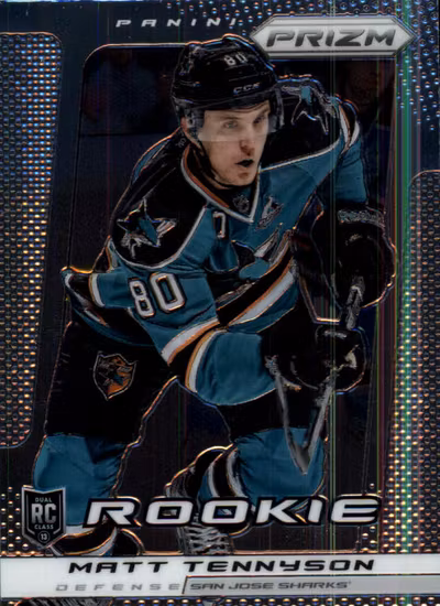 2013-14 Panini Prizm #279 Matt Tennyson RC (12-S2-NHLSHARKS)