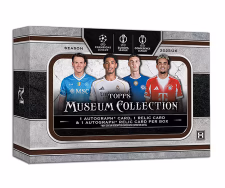 2025-26 Topps Museum UEFA Club Competitions (Hobby Box) *DELAYED TO 13TH OF AUGUST*