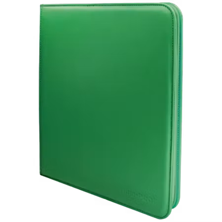Ultra Pro Vivid 12-Pocket Zippered PRO-Binder: Green