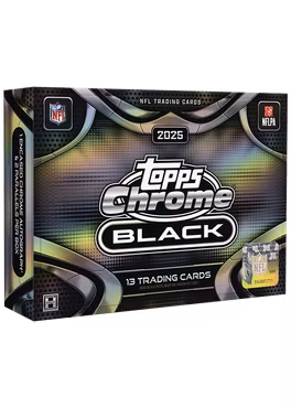2025 Topps Chrome Black Football (Hobby Box)